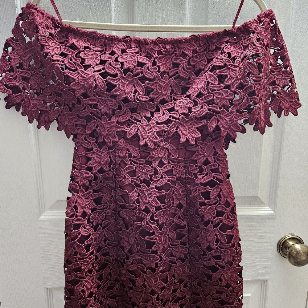 Dark Red Guess Dress